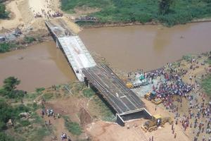 Cầu do Trung Quốc xây ở Kenya đổ sập khi chuẩn bị khánh thành