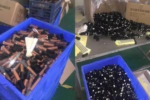 Dây chuyền sản xuất mỹ phẩm hàng hiệu giả mạo tại Trung Quốc