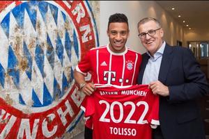 "Bom tấn" Corentin Tolisso chính thức gia nhập Bayern Munich