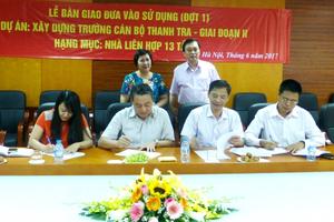 Bàn giao đưa vào sử dụng đợt 1
