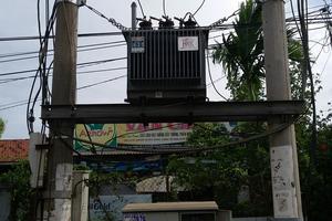 Trạm biến áp bị cắt trộm 32m cáp đồng
