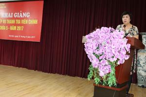Khai giảng lớp thanh tra viên chính K5