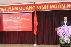 Khai giảng lớp bồi dưỡng nghiệp vụ cho cán bộ thanh tra Lào