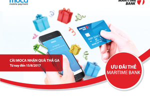 Chủ thẻ Maritime Bank cài Moca, nhận quà thả ga