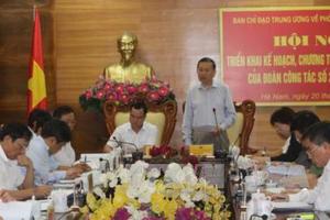 Ban Chỉ đạo Trung ương về PCTN kiểm tra, giám sát tại Hà Nam