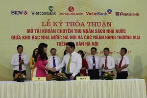 BIDV và Kho bạc Nhà nước ký kết Thỏa thuận phối hợp thu ngân sách nhà nước