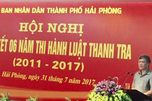Thanh tra góp phần ngăn chặn nạn tham nhũng