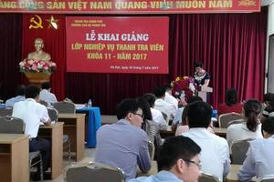 Khai giảng lớp thanh tra viên k11