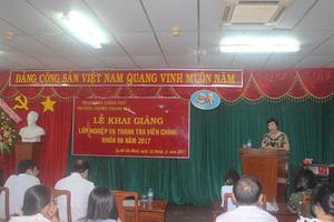Khai giảng lớp nghiệp vụ thanh tra viên chính khóa 8/2017