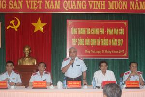 Tổng Thanh tra Chính phủ tiếp công dân theo định kỳ: Giải quyết vụ việc có tình có lý, dân hài lòng