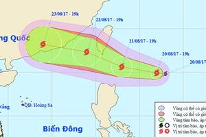 Bão xuất hiện gần biển Đông