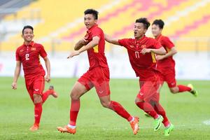 Văn Hậu tỏa sáng giúp U22 Việt Nam thắng đậm U22 Timor Leste