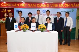Vietcombank, HFIC và Sawaco hợp tác phát triển hệ thống cấp nước sạch cho TP Hồ Chí Minh
