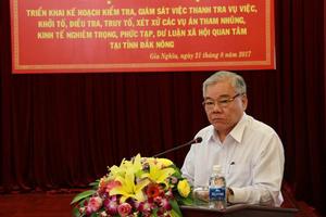 Ban Chỉ đạo Trung ương về PCTN làm việc tại Đắk Nông 