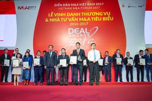 BIDV nhận giải Thương vụ M&A tiêu biểu Việt Nam năm 2016-2017