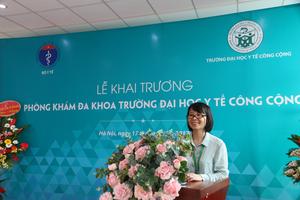 Khai trương Phòng khám Đa khoa thuộc Đại học Y tế công cộng