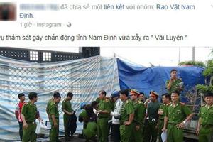 Làm rõ danh tính đối tượng tung tin thảm sát 8 người tại Nam Định