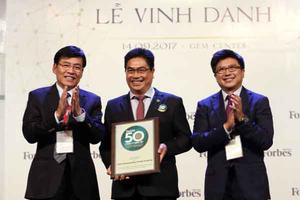 Novaland vào top 50 công ty niêm yết tốt nhất 2017 của Forbes