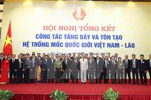 Hoàn thành tôn tạo mốc quốc giới Việt-Lào là sự kiện trọng đại