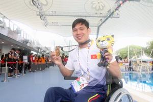 Đoàn Việt Nam thiết lập nhiều kỷ lục mới ở ASEAN Para Games