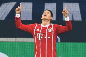 James Rodriguez "mở tài khoản," Bayern Munich hạ gục Schalke 04