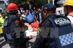 Động đất Mexico: Số người chết tăng lên 138, nhiều người vẫn mắc kẹt