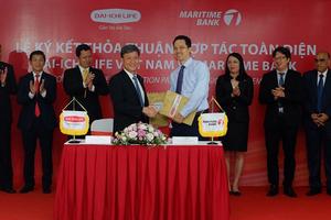 Maritime Bank và Dai-ichi Life Việt Nam  ký kết thỏa thuận hợp tác toàn diện 