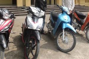 Triệt phá nhóm chuyên trộm cắp xe máy ở các huyện ngoại thành