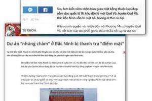 Tái khởi động Dự án Khu đô thị mới Quế Võ: Cần làm đúng quy định của pháp luật