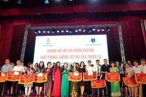Chung kết Hội thi tuyên truyền Luật Phòng chống tác hại của thuốc lá