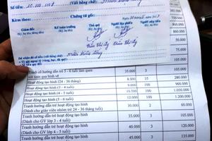 Thanh tra huyện vào cuộc vụ Trường Mầm non bị tố ăn chặn tiền của trẻ