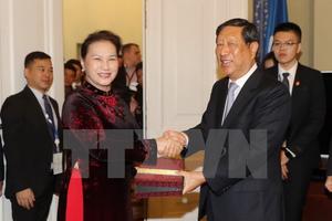 Hợp tác Quốc hội là nền tảng phát triển quan hệ Việt Nam-Trung Quốc