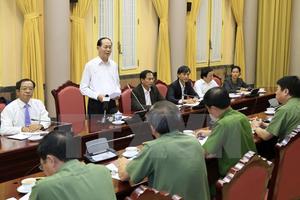 "Không để xảy ra sai sót dù nhỏ nhất trong Tuần lễ cấp cao APEC"