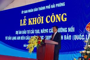 Hải Phòng: Khởi công đầu tư cải tạo nâng cấp quốc lộ 37 