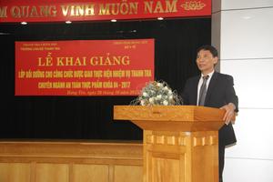Hưng Yên: Khai giảng lớp nghiệp vụ thanh tra an toàn thực phẩm 