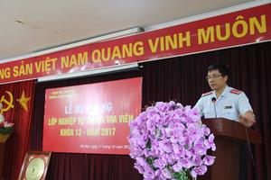 Bế giảng lớp thanh tra viên K13