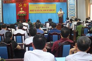 Lào Cai: Gần 100 học viên tập huấn nghiệp vụ kiểm tra, giám sát 