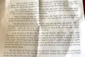 Cần xử lý "ung nhọt" ở Tòa án huyện Lâm Hà