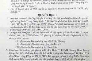 "Cò" khiếu nại làm giả quyết định của Chủ tịch UBND TP Hồ Chí Minh?   