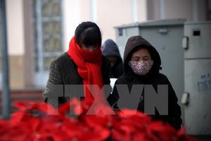 Miền Bắc xuất hiện băng giá, vùng núi có nơi nhiệt độ giảm còn -2 độ C