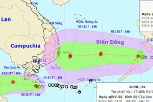 Áp thấp mới vào Biển Đông, sắp mạnh lên thành bão
