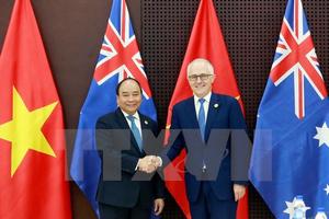 Thủ tướng Nguyễn Xuân Phúc hội đàm với Thủ tướng Australia
