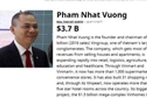 Có 4,2 tỷ USD, ông chủ Vingroup vào nhóm 500 người giàu nhất thế giới