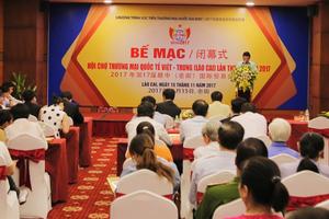 Hội chợ Thương mại Quốc tế Việt - Trung thành công tốt đẹp 