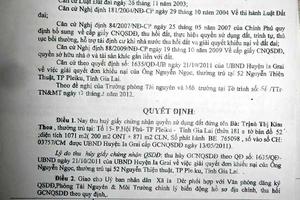 Ia Grai, Gia Lai:   Loay hoay giải quyết tranh chấp đất mãi không xong