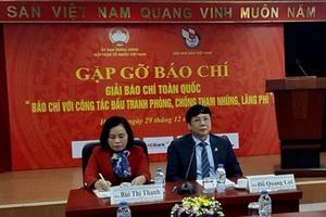 32 tác phẩm sẽ được trao giải báo chí về PCTN, lãng phí