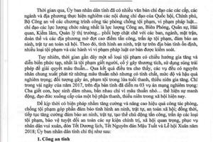 Tăng cường an ninh, trật tự trong dịp Tết và Lễ hội Xuân