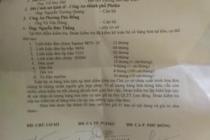 Tạm giữ lô hàng không rõ nguồn gốc 