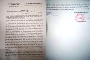 Hà Tĩnh: Trưởng Công an xã sử dụng bằng giả nhưng chưa bị xử lý 