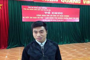 TAND Cấp cao tại Hà Nội công khai xin lỗi nam thanh niên bị kết án oan